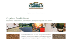 Desktop Screenshot of copelandpaving.com