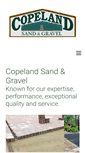 Mobile Screenshot of copelandpaving.com